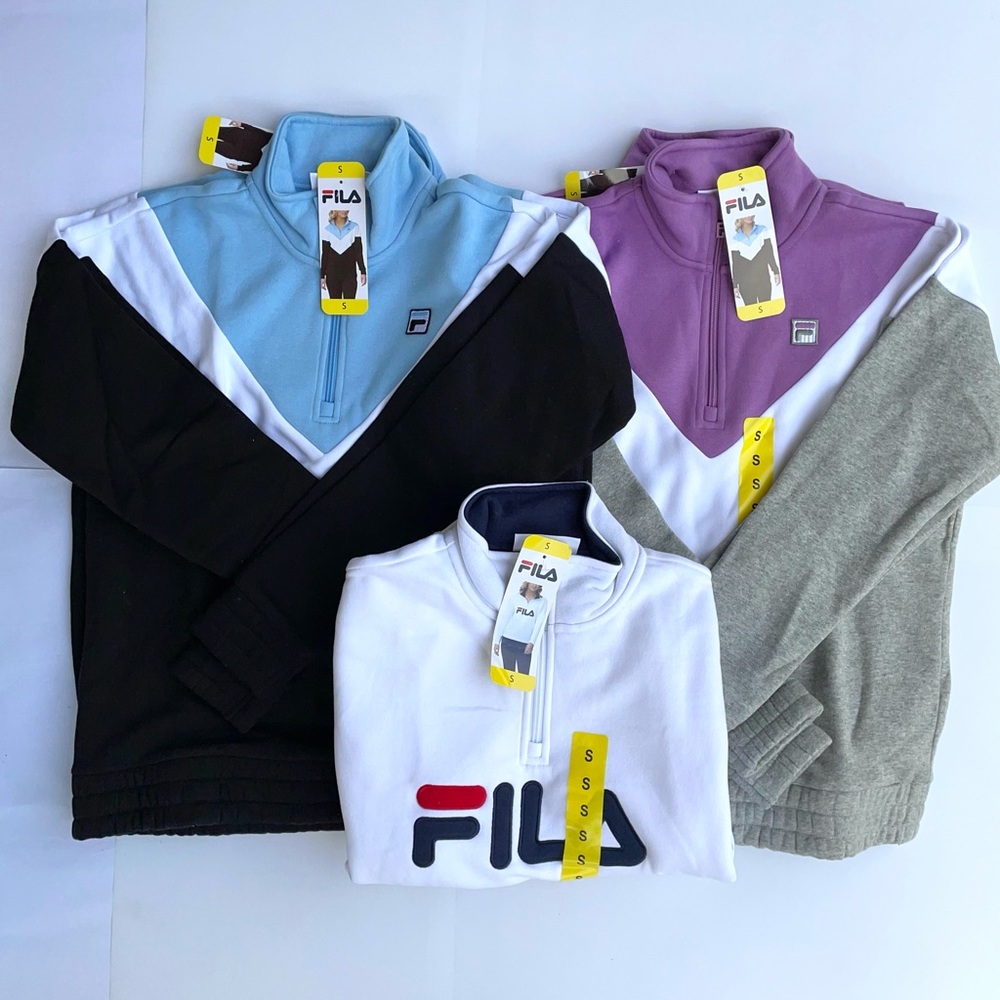 bundle of 5 fila quarter zips